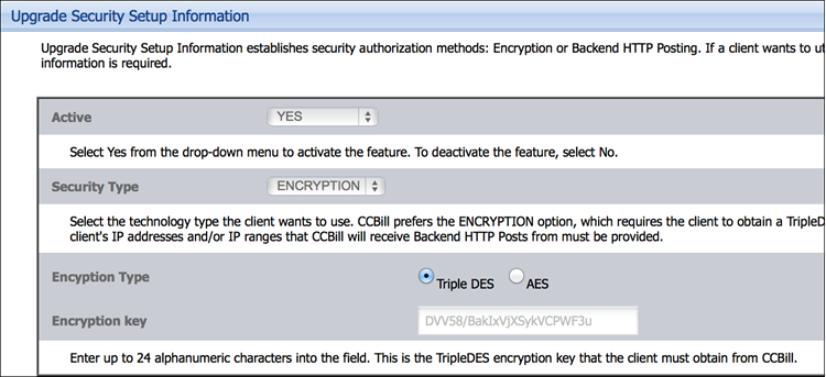 Create an encryption key.