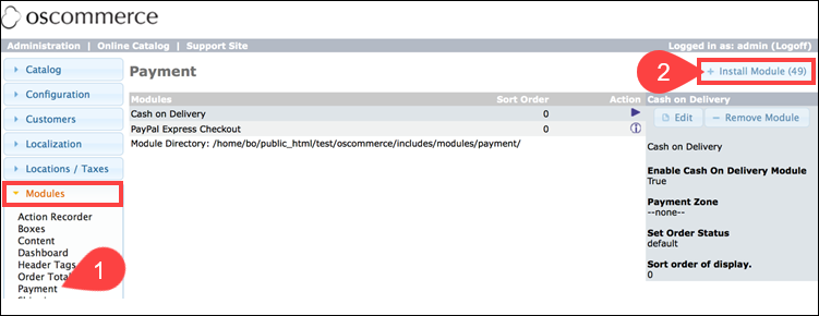 Add CCBill's payment module to osCommerce.