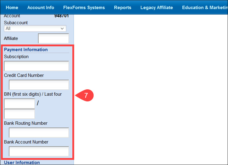 Search customer transactions using the customer’s Payment Information