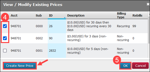 Adding prices to payment forms in FlexForms.