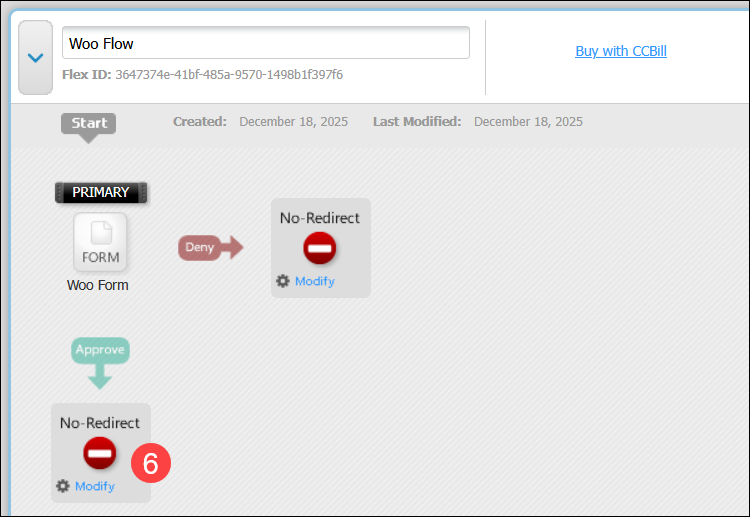 Setting up an approval URL in FlexForms.