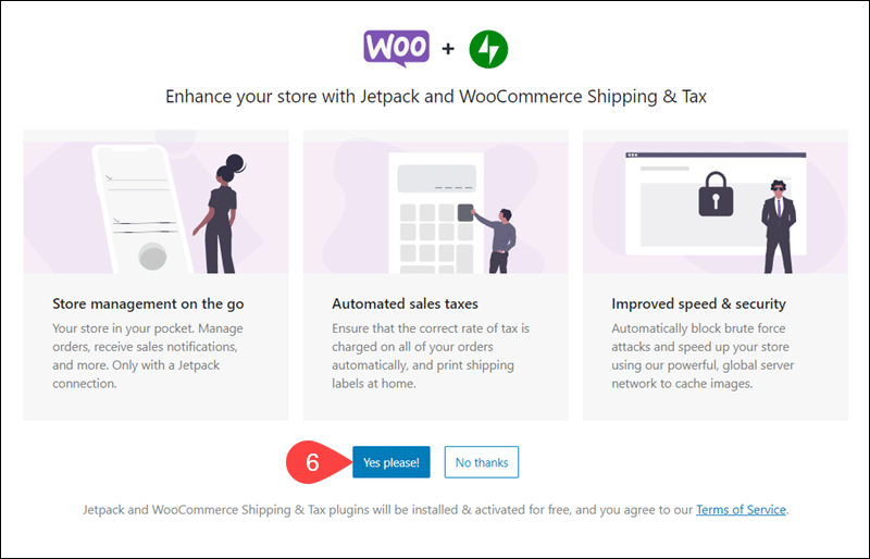 Install Jetpack and WooCommerce Shipping & Tax plugin.