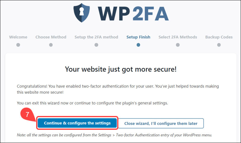 Configure 2FA for multiple users.