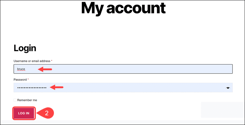 Login to WordPress account to configure Google Authenticator.