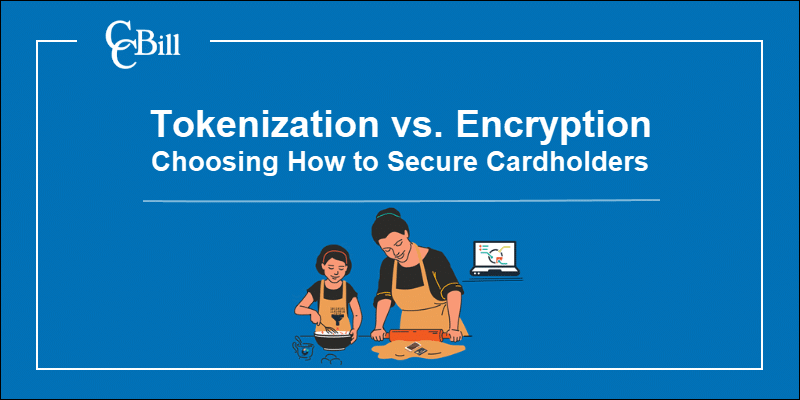 Introductory image to a comparison between tokenization and encryption.