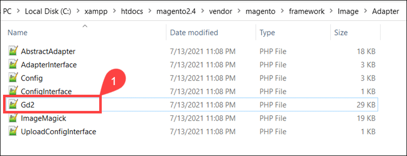 Gd2 file in Magento.