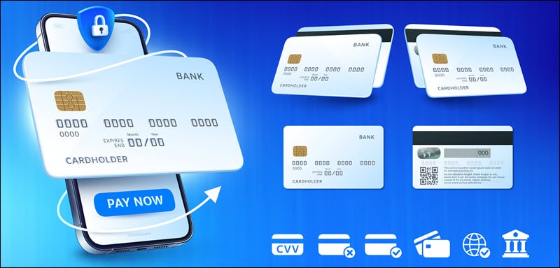 Different types of cardholder data.