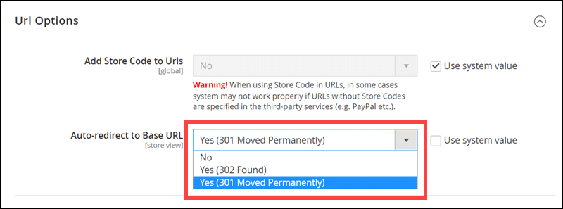 Enabling 301 redirects in Magento 2.