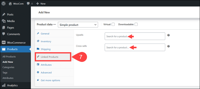 Upsells and Cross-sells in WooCommerce.