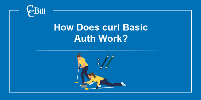 How does curl basic auth work?