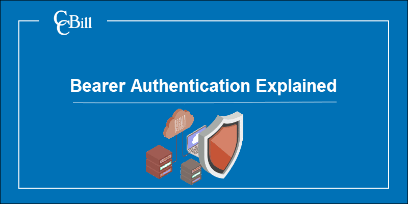 API authenticating a client application via bearer tokens.