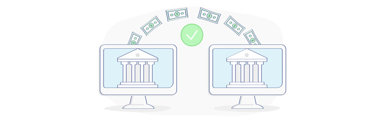 Electronic bank transfer