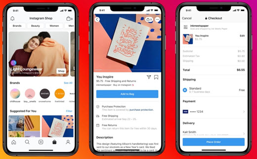 Instagram shop