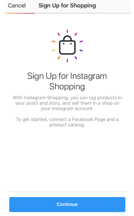 Instagram Shopping Setup Step 3