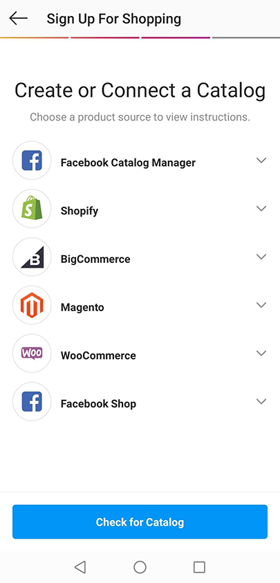 Instagram Shopping Setup Step 4