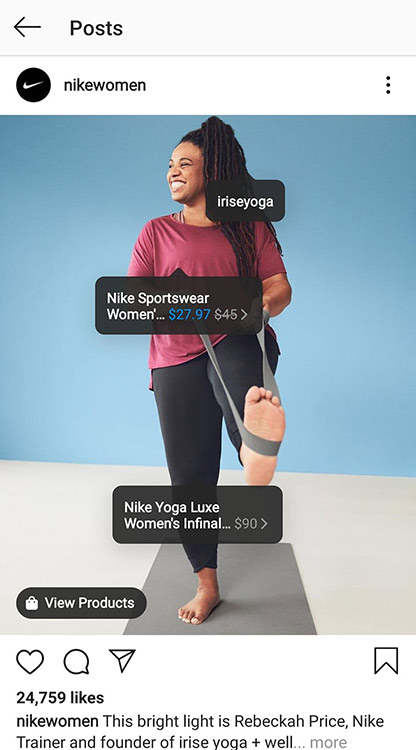 Instagram Tag Products