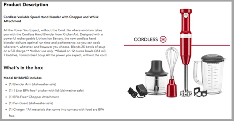 kitchen aid bundle example