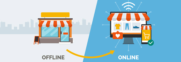 Connecting online and offline experiences as an omnichannel benefit.