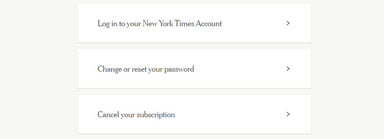 new york times subscription